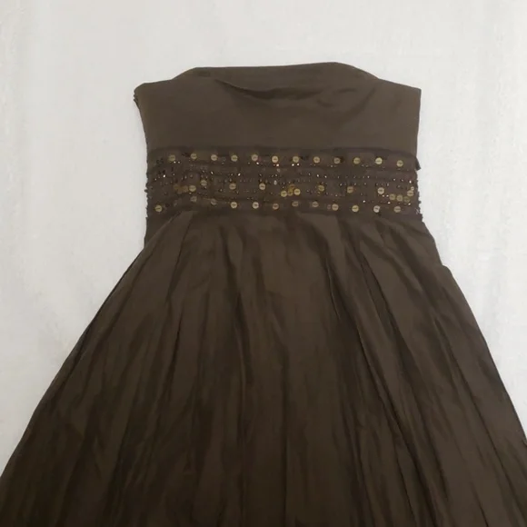 NWT Ann Taylor Petite Strapless Beaded Dress - Picture 5 of 5